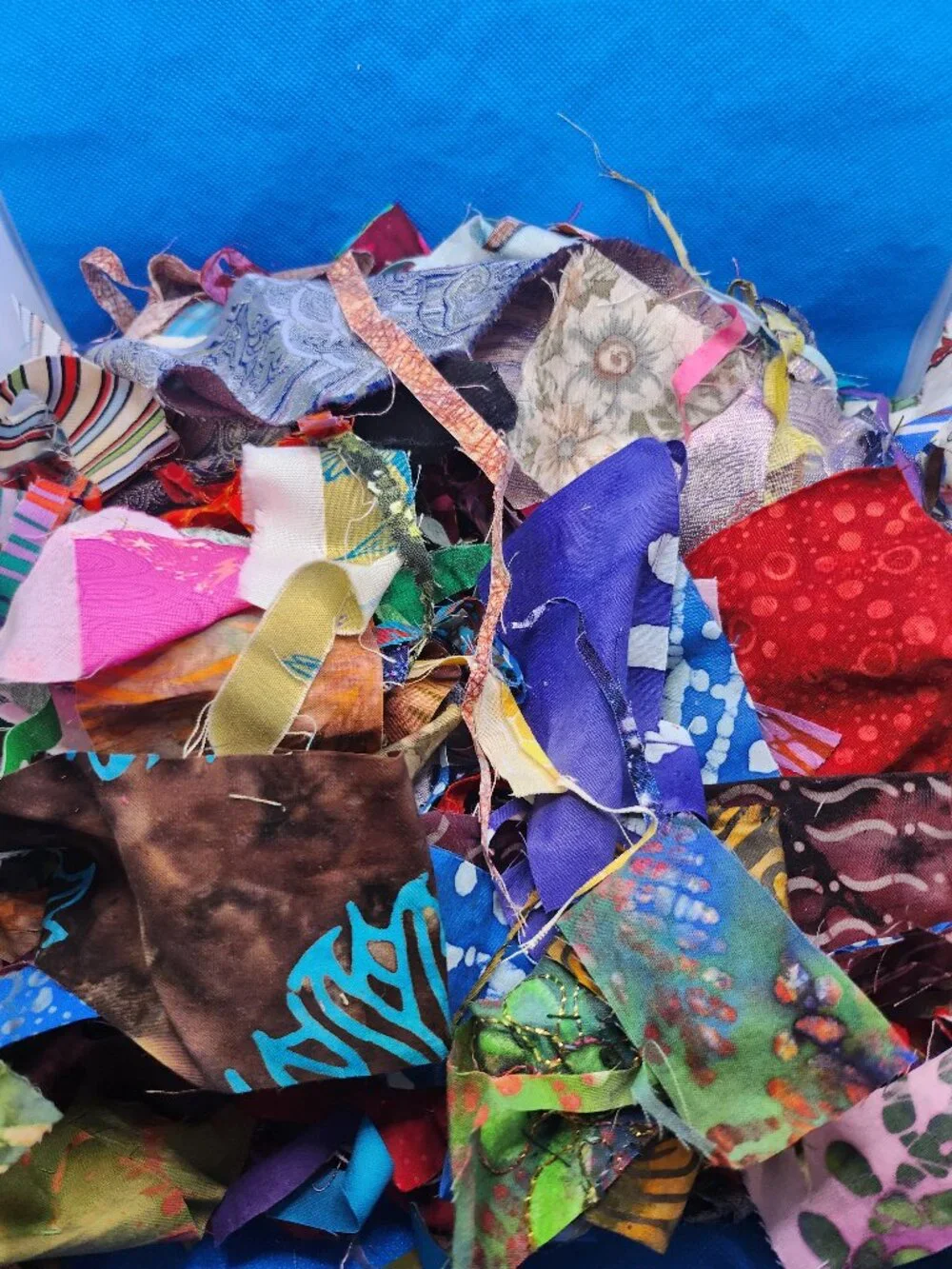An grab bag of crumbs, confetti, and scraps